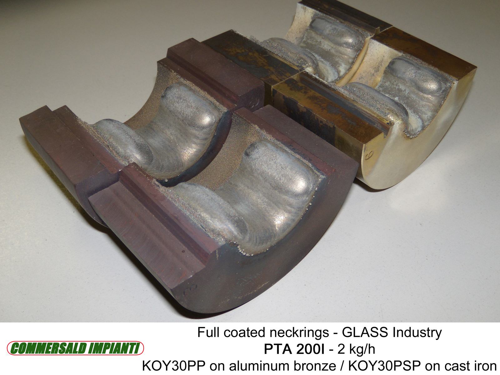 Moulds and accessories for Glass industry