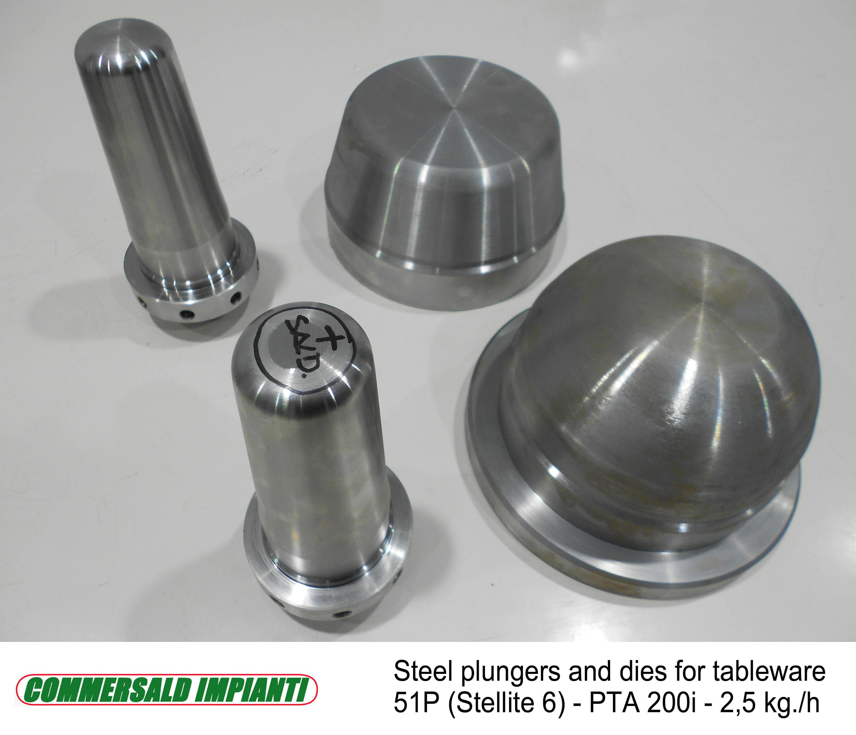 Moulds and accessories for Glass industry